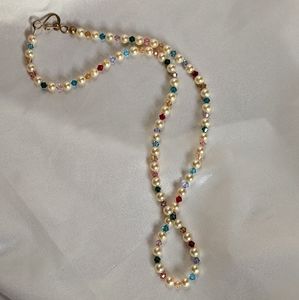 Colorful Handcrafted Pearl Necklace